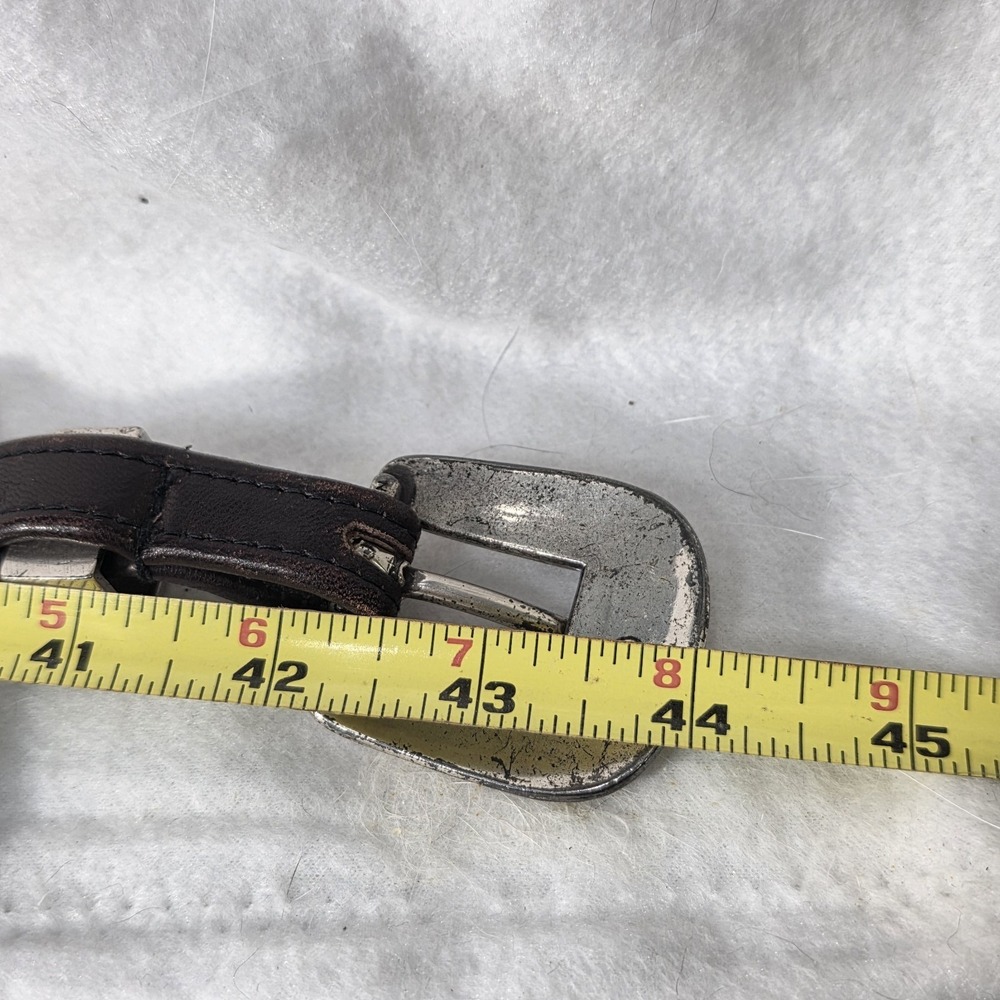 Vintage Tribe America Made In USA Hip Studded Fringe Western Festival Belt Large - Picture 11 of 12
